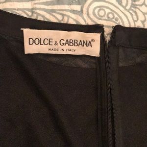 DOLCE & GABBANA black party dress